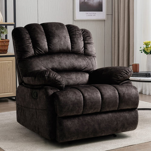 Latitude Run® Xaniyah 39" Wide Microsuede Recliner Club Recliner